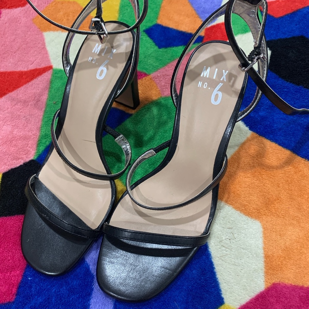 Black Strappy Heels